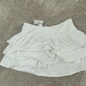 Hollister White Mini Skirt